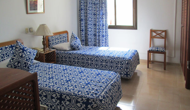 Habitación del Hotel Zelis en Asilah
