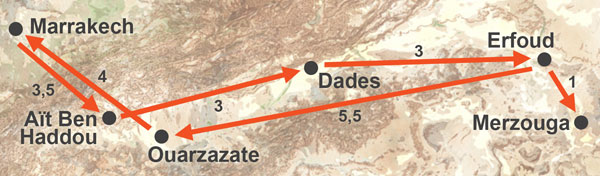 Excursión al desierto de Merzouga. Excursión a Merzouga desde Marrakech de 3 días