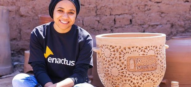 Raowia Lahmar es la creadora de la nevera del desierto y fundadora de Go Energyless