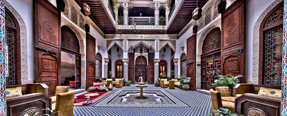 Patio del Riad Fes Salam
