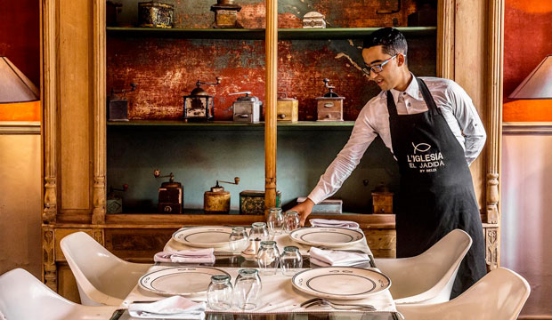 El hotel L'Iglesia en El Jadida incluye una apuesta gastronómica única