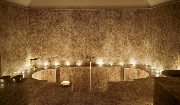 El hammam en Villa Mabrouka fue introducido por Jasper Conran
