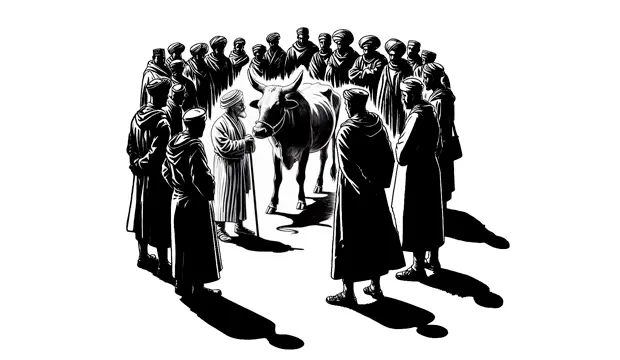 El hombre de la vaca y los 40 ladrones El hombre de la vaca y los 40 ladrones