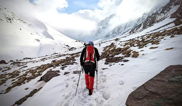 Después de subir el Toubkal, toca descender