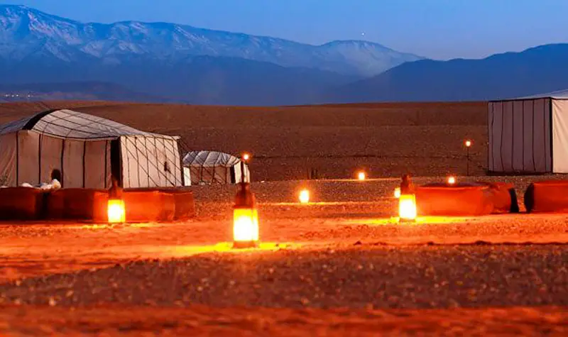 Guia para conocer Marrakech y alrededores. Desierto de Agafay