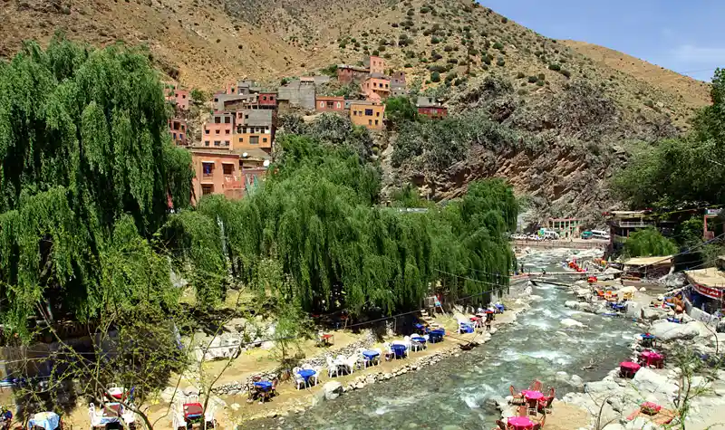 Información sobre Marrakech. Valle de Ourika