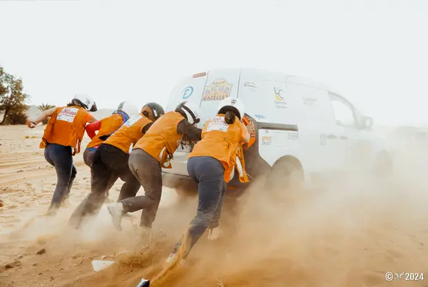 En el Rallye Aïcha des Gazelles 2025 las participantes van a encontrar un terreno ligeramente distinto