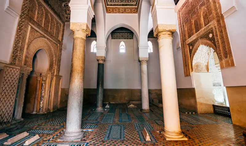 Información sobre Marrakech. Tumbas Saadíes