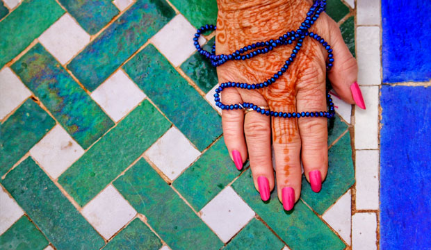 la henna en pelo es muy utilizada en Marruecos