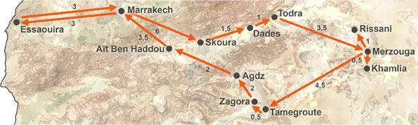 Tour al Sahara en 4x4
