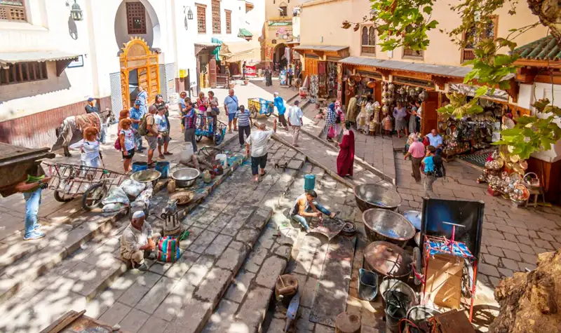 Fez guia. Plaza Seffarine