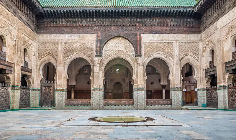 Información de Fez. Madraza de Bou Inania