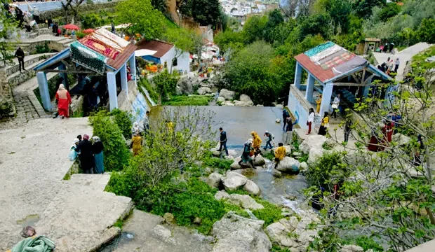 Ras el Maa en Chefchaouen. Lavaderos y Manantial